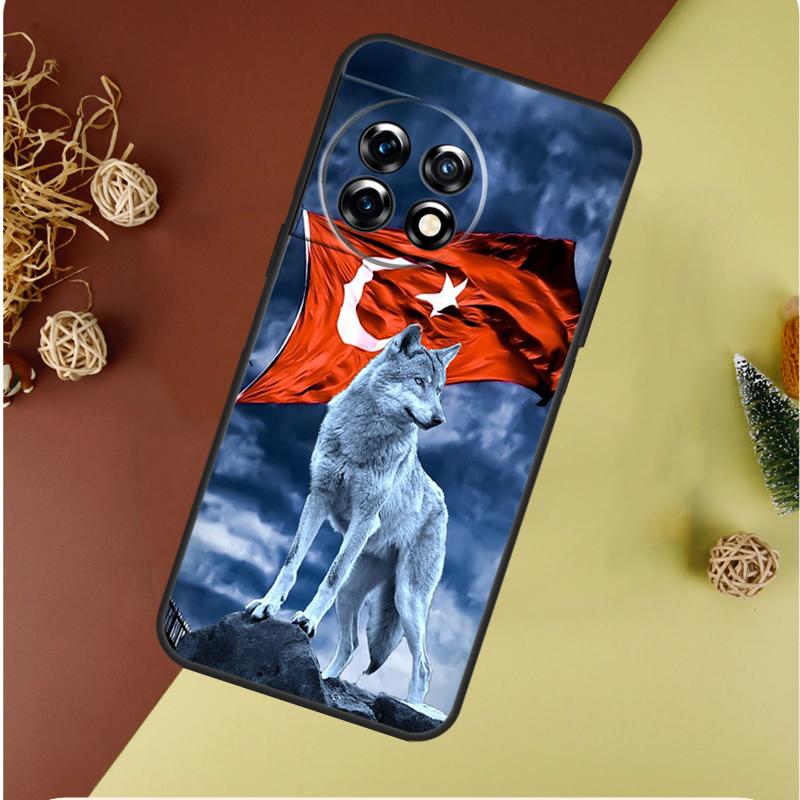 Turkei Turkey Ataturk Flag For OnePlus 13 12 11 12R 13R 9 10 Pro 8T 9RT 10T 10R Nord 4 CE 2 3 Lite N20 N30 Phone Case