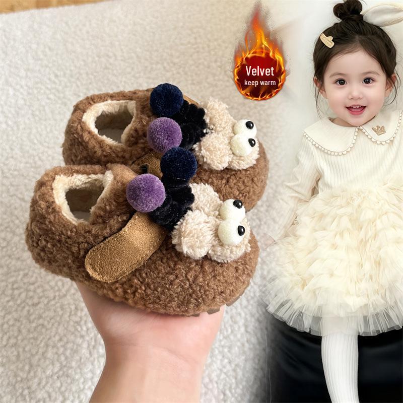 

Toddler Walker Shoes: 2025 Autumn/Winter Kids Cotton Sports Sneakers Five pairs 16-20 жовтий