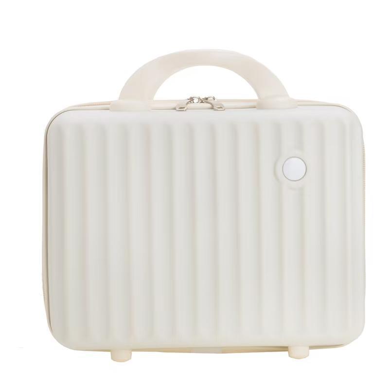 14 Inch Handheld Luggage Cosmetic Case Lightweight Zipper Companion Mini Small Storage Cosmetic Case