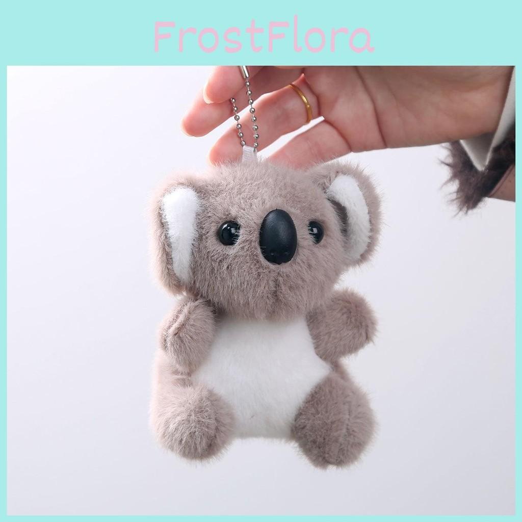 Animal Koala Sitting Plush Keychain Kids Girls Soft Cotton Filling Bag Accessory