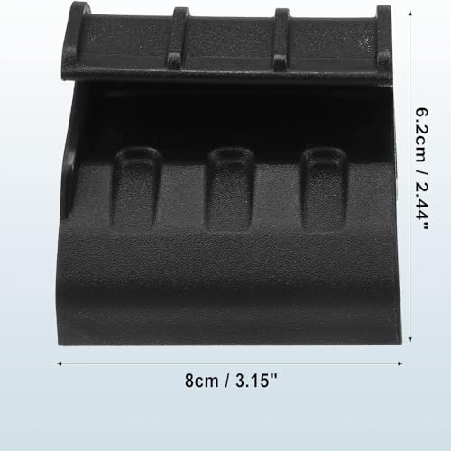 2Pcs 55395760AE Black Left Right Soft Top Rear Window Clip Retainer,Soft Top Rear Window Clip Retainer Bracket Tailgate Bar Holder for 2007-2018