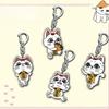 Kirarimo Set of 4 Dandadan Turbo Babaa PVC Decorative Anime Cute Stylish Lightweight Birthday Unofficial Keychains, Pendants, Characters, Merchandise,