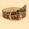 Boutique Pu Women'S Textured Belt, Trendy Bare Body Pin Buckle Decorative Jeans Belt