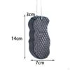 Exfoliating Sponge, Exfoliator Body Cleansing Supplies Reusable W/Hook Shower Sponge for Women