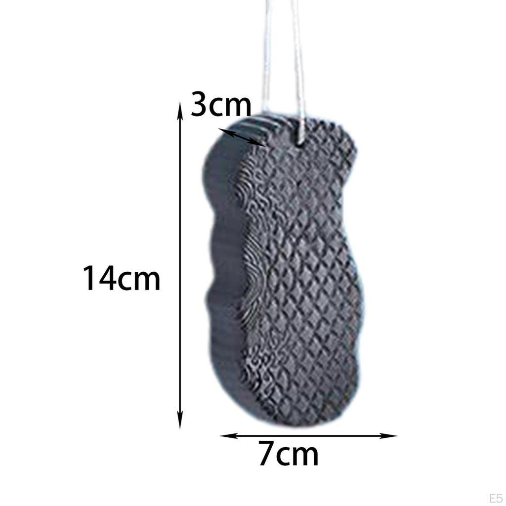 Exfoliating Sponge, Exfoliator Body Cleansing Supplies Reusable W/Hook Shower Sponge for Women