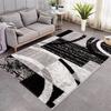 Contemporary Geometric Pattern Area Rug With Artistic Abstract Triangle Circle Motifs Soft Decorative Carpet For Living Room