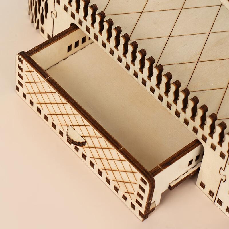 DIY Wooden 3D Windmill Puzzle Kit