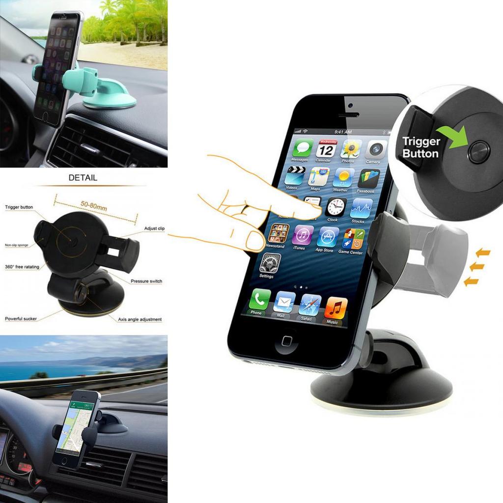 Verstellbare Auto Armaturenbrett Handy GPS Halterung für alle Smartphones