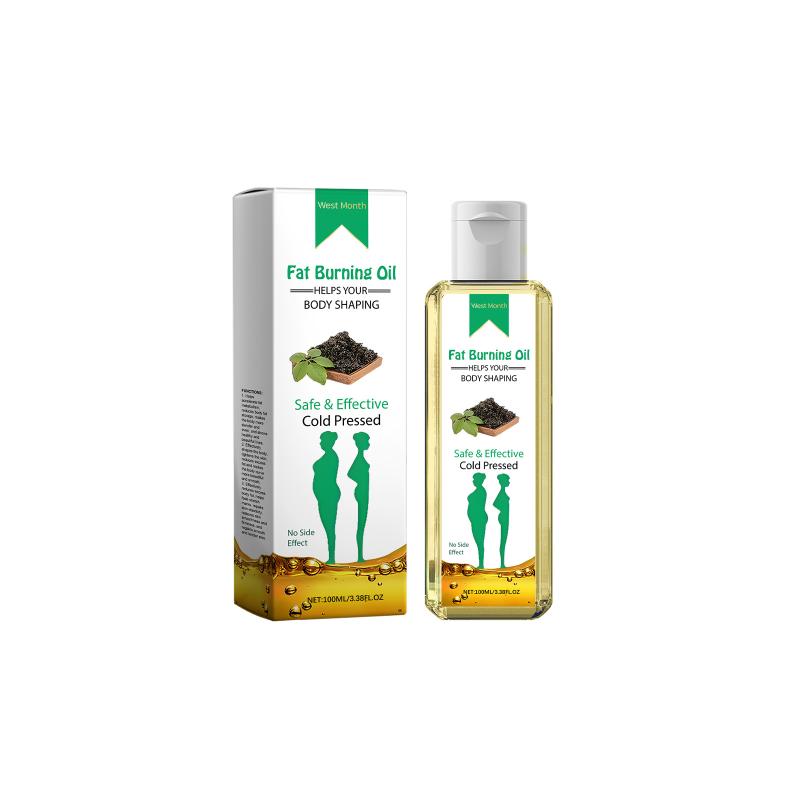 West&Month 100Ml Body Oil Beauty Body Curve Sculpting Anti Cellulite Tighten Massage Nourish Slimming Body Care Oil