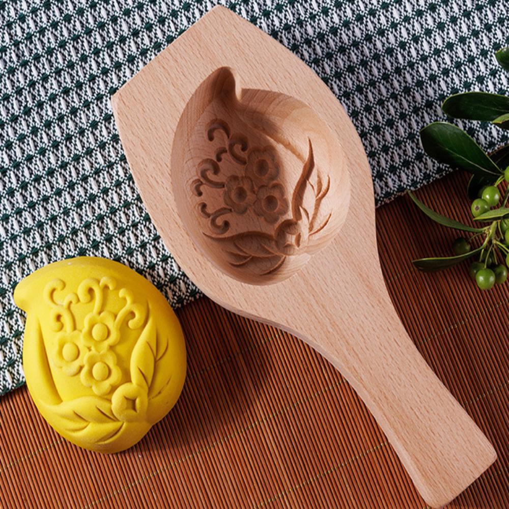 Solid Wood Steamed Bread Mold Deepening Version Kitchen Accessories Steamed Stuffed Bun Tool Natural Wood Color