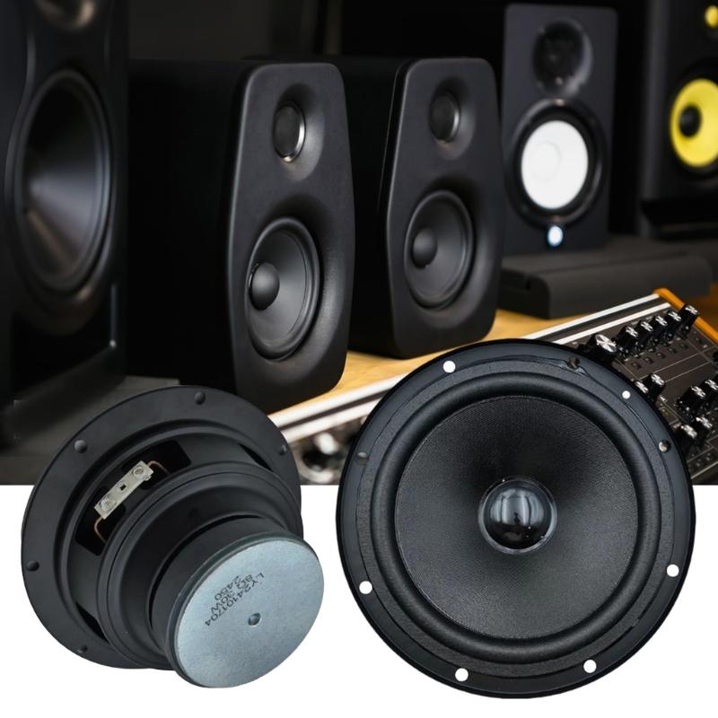 6,5 Zoll 8 Ohm 30 W Wasserfester Mitteltöner Aluminiumrahmen Horn IPX5 Wasserdicht Für Auto Audiosysteme