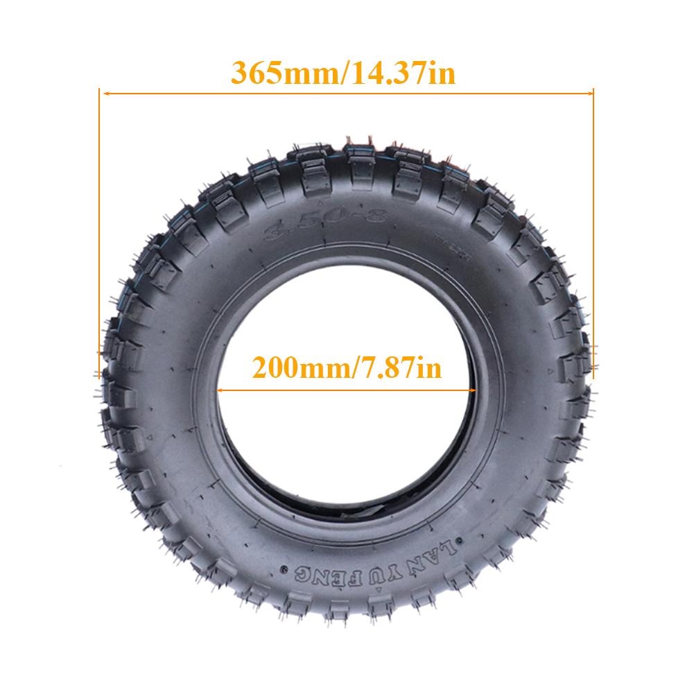 3.50-8 Duše a Vnější Plášť 3.50x8 Pláště pro Z50 50 MINI TRAIL MONKEY BIKE PLÁŠŤ Motocyklové Díly Plášťů