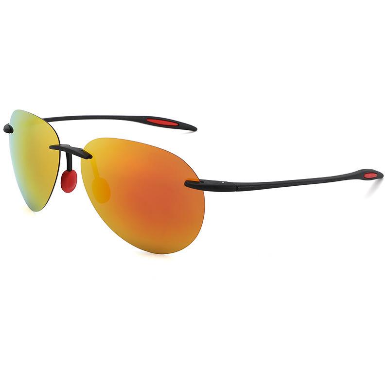 

TR Polarized Sports Cycling Sunglasses - Outdoor Aviator Climbing Glasses with Frog Mirror Shade.