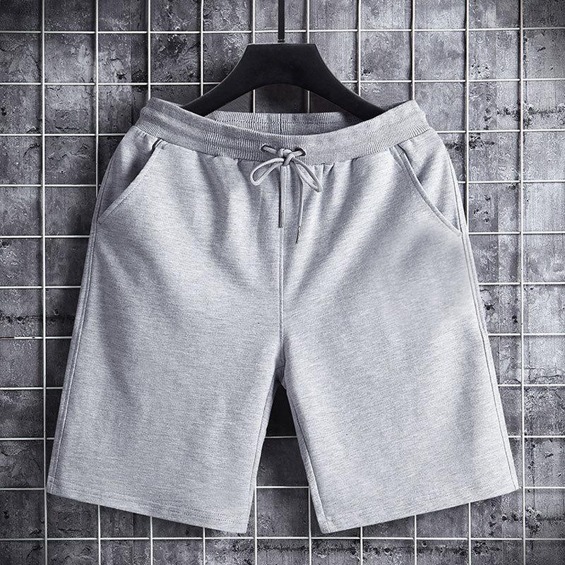 Men's Summer Thin Twill Satin Fabric Five Pocket Casual Cotton Solid Color Shorts Loose Sit Basketball Beach Outerwear XXS-2XL