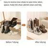 Multi-Functional Transparent Boot Storage Bag with Dustproof Material and Hanging Organizer