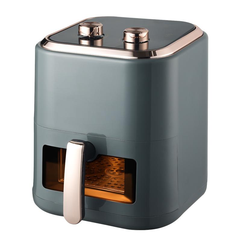 8L Smart Electric Air Fryers Large Capacity Automatic Household Multi 360°Baking LED Touchscreen Deep Fryer Without Oil 220V