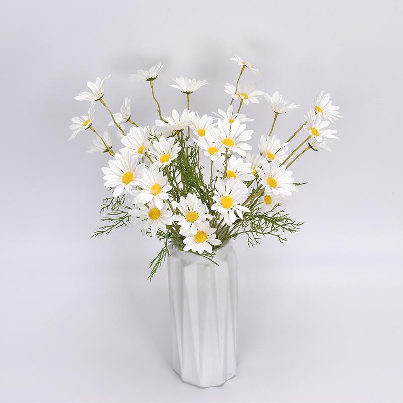 Artificial Daisy Flowers Home Decor Accessories Fake Flowers Living Room Party Wedding Decoration Ouquet Mothers Day Gift