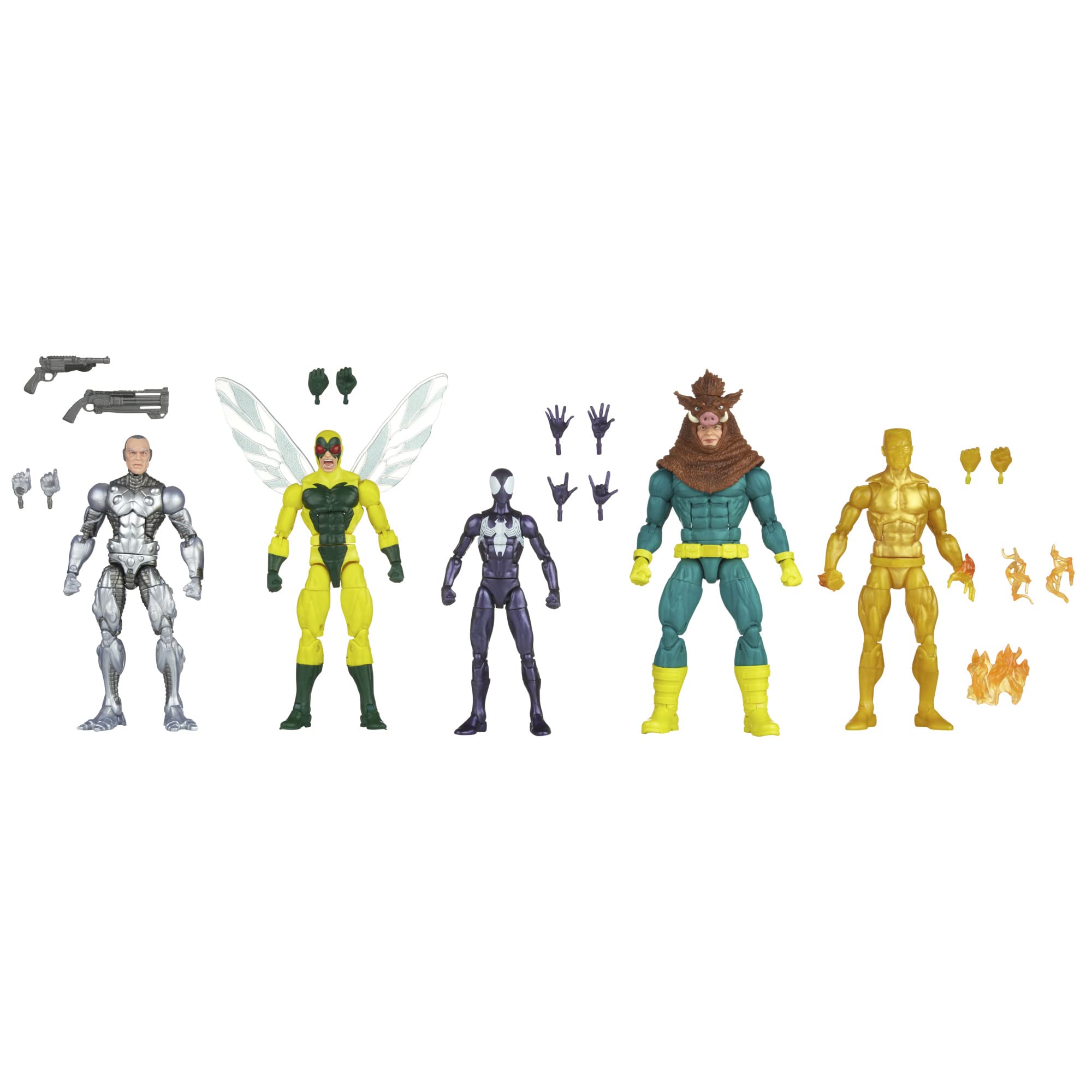

Marvel Legends Series Spider-Man Multi-Pack 6-Inch Scale Collectible Action Figure with 14 Accessories, Ages 4 and Up