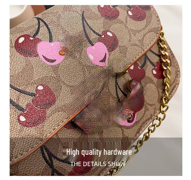 Damen 2025 Stilvolle High-End Kleine Quadratische Umhängetasche mit Vielseitigem Druck