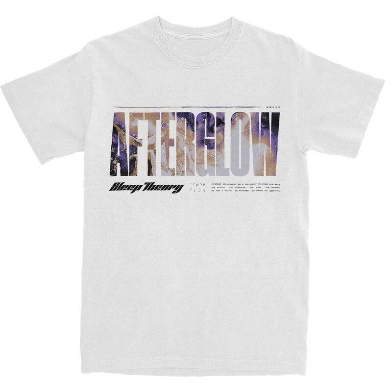 

Sleep Theory Afterglow Fluid Texture Print Cotton TShirt Alternative Rock Streetwear Unisex Crew Neck Short Sleeve Tee 4XL