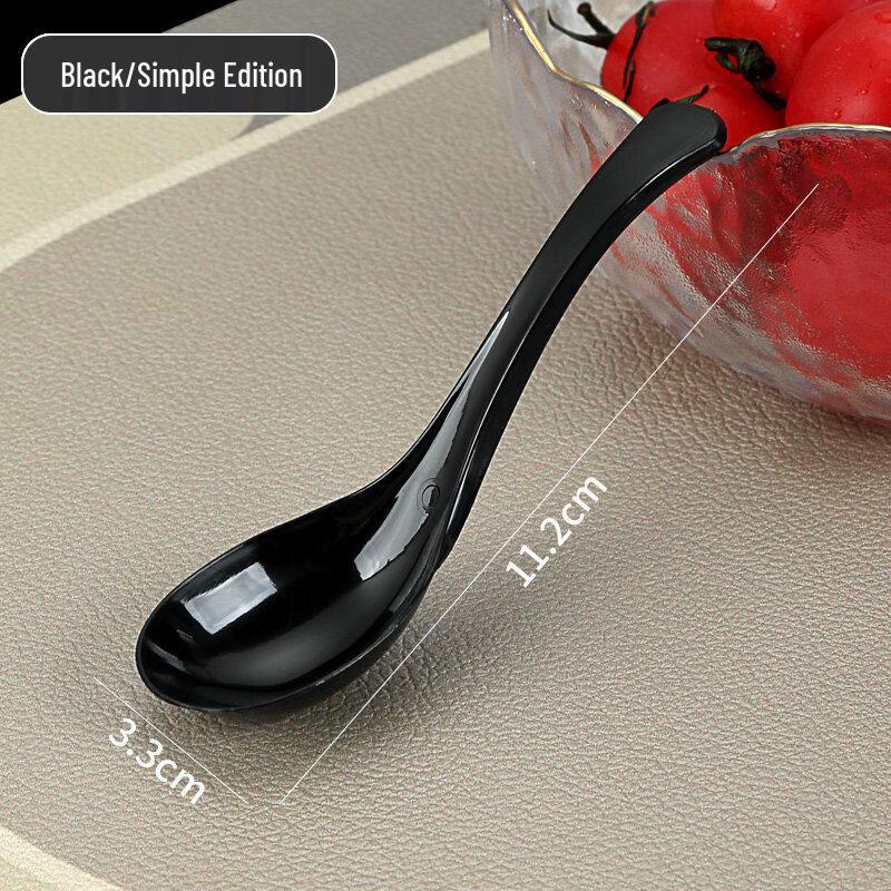 ZISIZ Thickened Disposable Plastic Spoon
