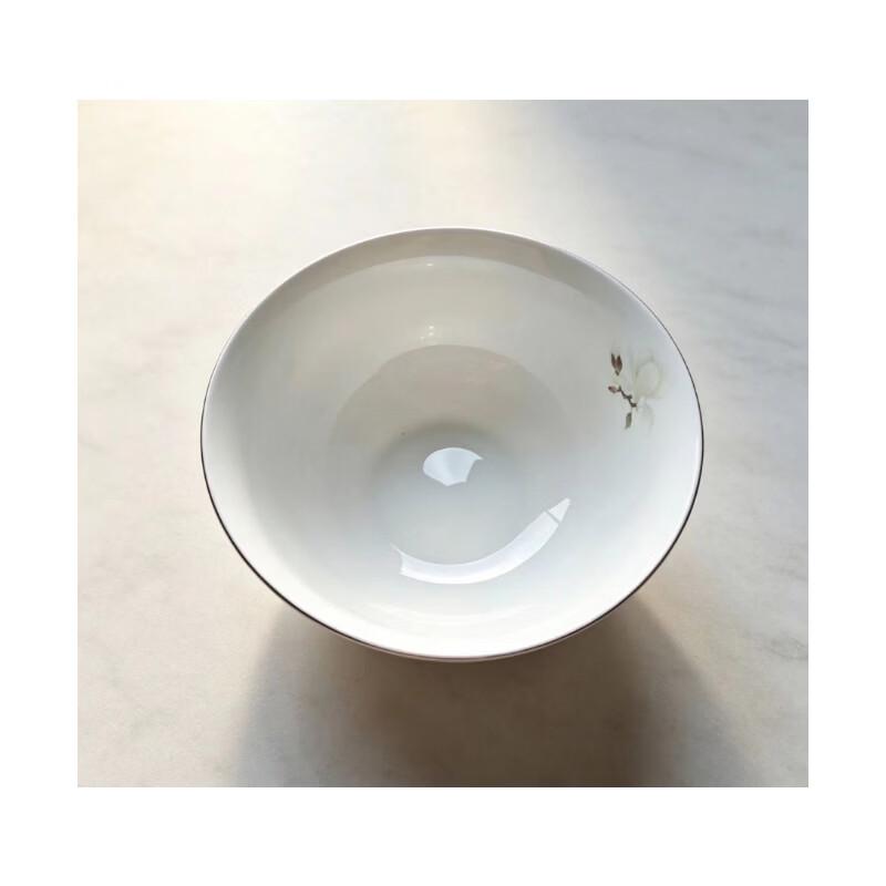 PYTHONIC 4.5-inch White Porcelain Rice and Soup Bowl