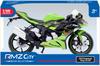Doyusha Diecast Motorcycle 1/12 Scale 2023 Kawasaki Ninja ZX-6R Green Finished Product