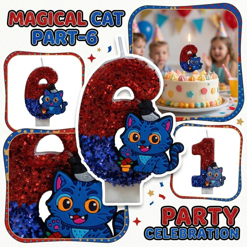 Fashion Cartoon Creative Birthday Candles Party Digital Candles