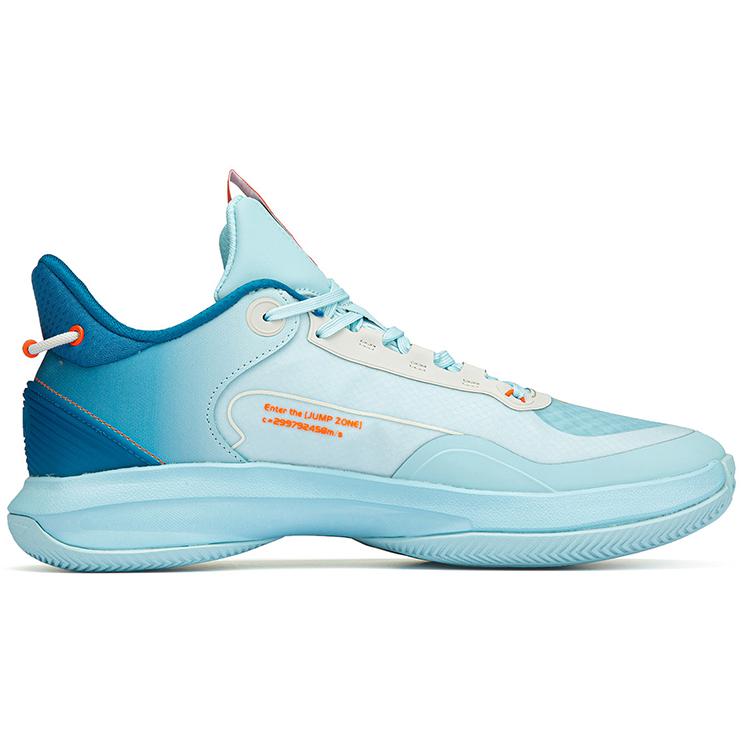 Li Ning Low Top Performance Basketball Shoes Men's Blue ABPR069-4