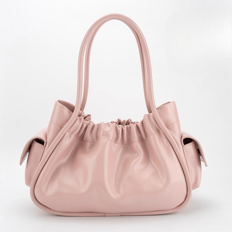 Stilvolle einseitige Umhängetasche mit Wolkenfalten, einzigartigem Design und einer Handtasche für Damen im Hongkong-Stil