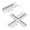 4pcs 30mm Width Miter Track Jig Fixture Aluminum Alloy Slot Connector  Woodworking