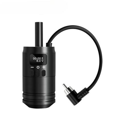 Wireless Tattoo Battery Power 1600mAh RCA Interface Portable 34mm Size For Rotary Cartridge Tattoo Machines