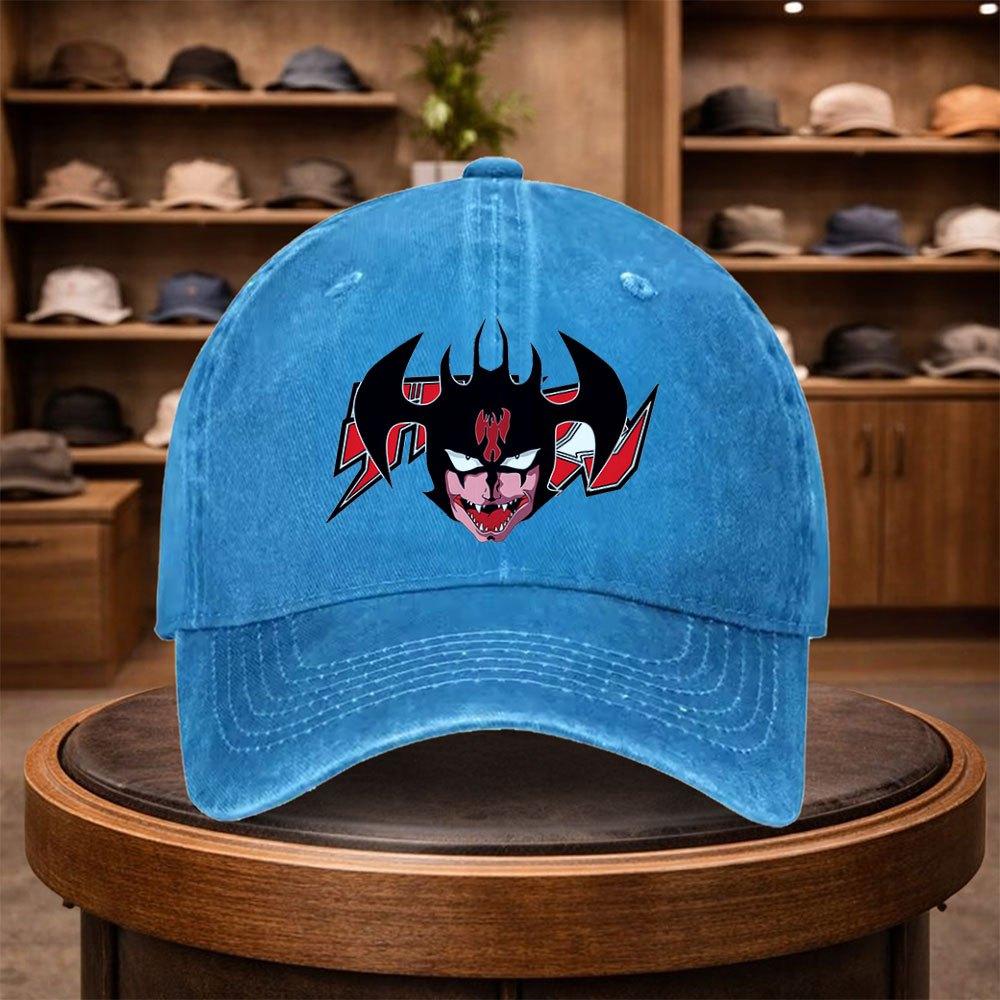 A UnisexS Demon Monster Head Baseball Cap Stylish And Adjustable for Outdoor Use Featuring an Urban Style This Lightweight And