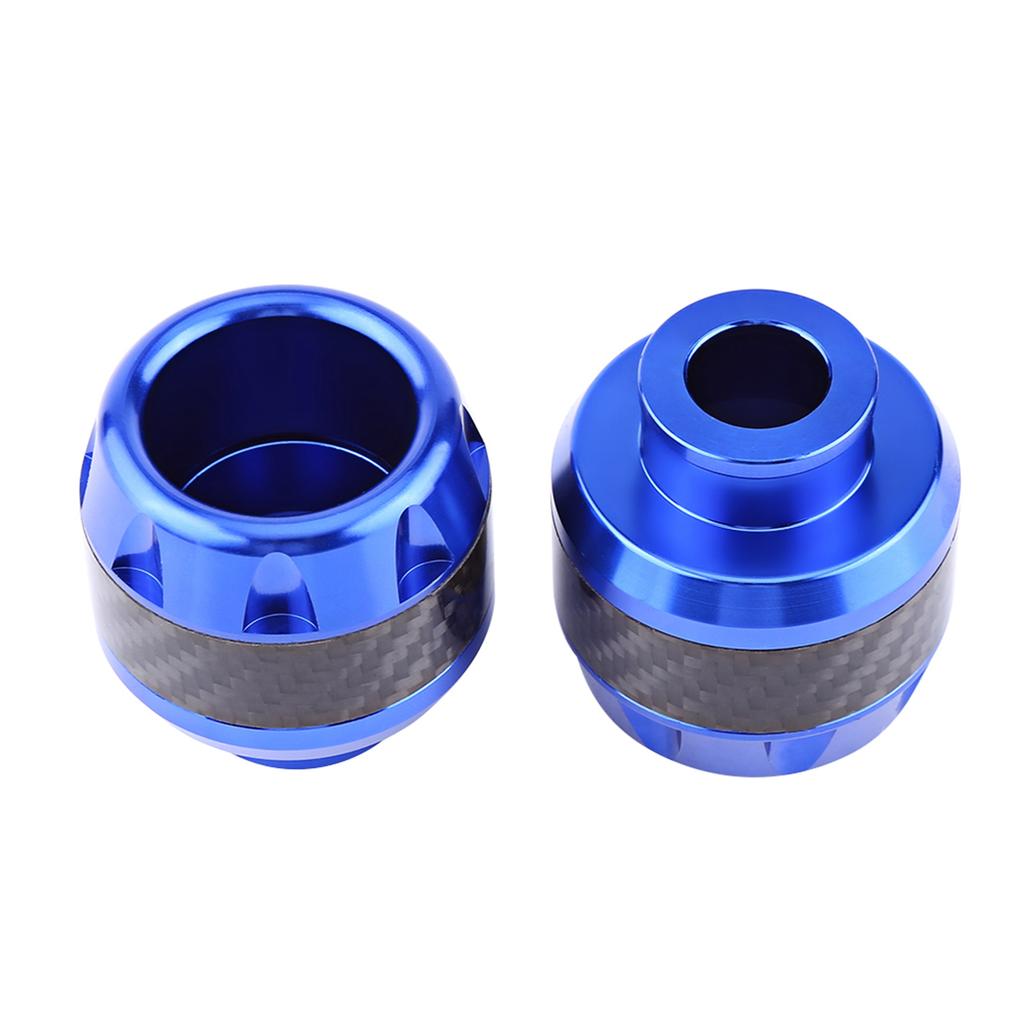 1 Pair of Carbon Motorcycle Front Fork Frame Sliders Crash