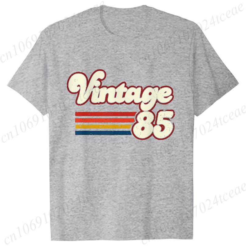 1985 Vintage Birthday Gift Tee Retro Style Clothes 40th Birthday for Women Vintage 1985 TShirt 40th Birthday Giftmen Tops S