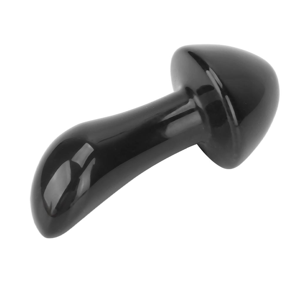 Mushroom Shape Massage Stones Gua Sha Massage Jadestone Scraping Stone Relaxing Body Black