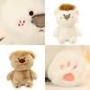 Toy Teddy Bear Short Plush Brown White Gift Cute Comfortable Soft Cartoon 30cm