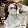 Drinkable Sun Protection Facekini: Long Neck & Full Face Protection, Breathable Summer Mask.