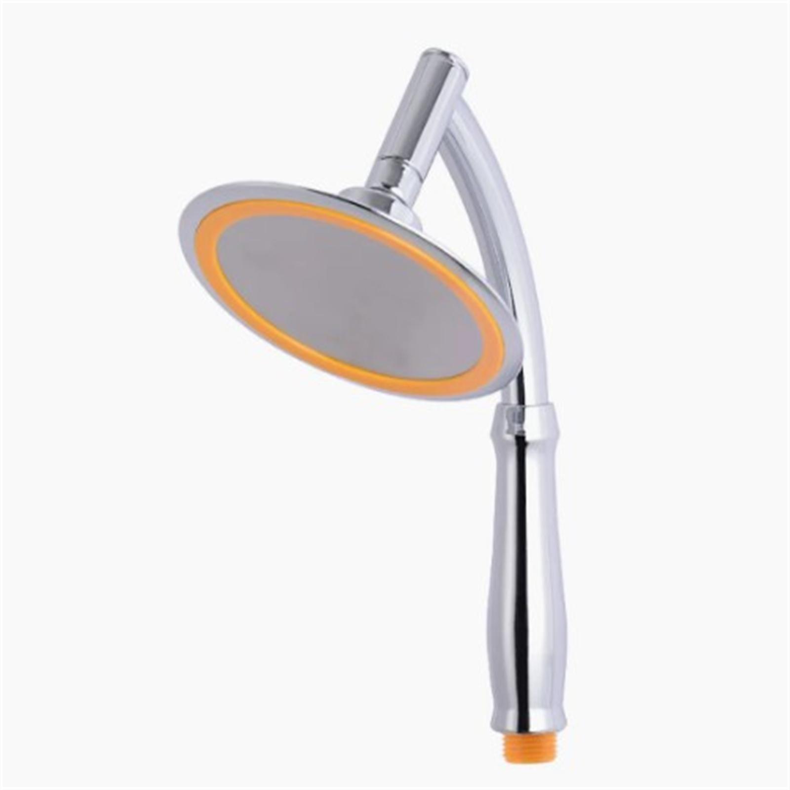 

5/6 Inch Bathroom Handheld Shower Head High Pressure Adjustable 360 Angles Round Big Rainfall Sprayer 4 inches