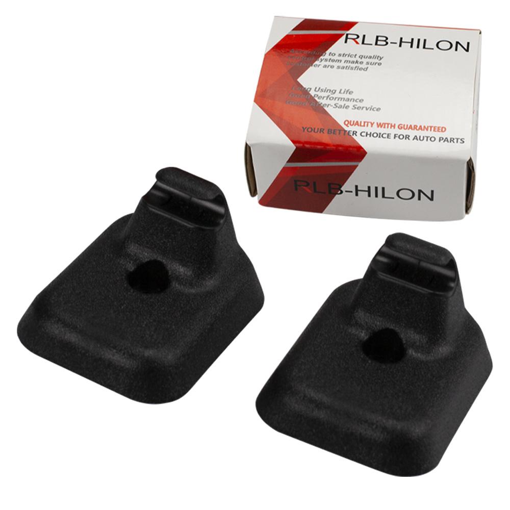 Pair New Sun Visor Holder Retainers Clip Grey and Black  Fits  For Ford F-150 2009-2014 Car Auto