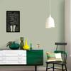 Minimalistické moderní ženské kovové nástěnné umění - abstraktní pruhovaný design | Elegantní interiérová dekorace do ložnic a pracoven