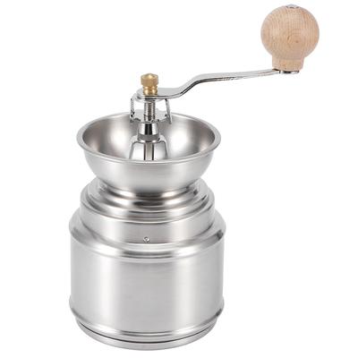 Macinino da Caffè Manuale Portatile in Acciaio Inossidabile Regolabile Macinino per Chicchi di Caffè Pepe Cucina Domestica