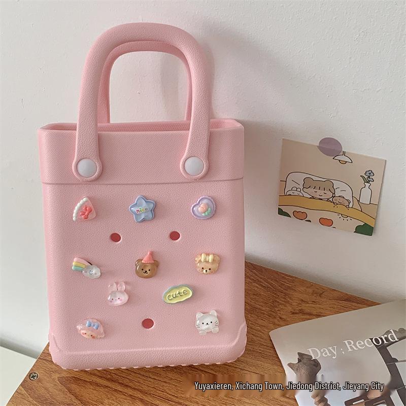 2024 DIY Summer EVA Waterproof Fashion Handheld Beach Bag