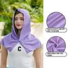 Cooling Hoodie Towel- Hood Towel Evaporative Cool Technology Cools Instantly When Wet Great for Sports Fitness Gym Bandana