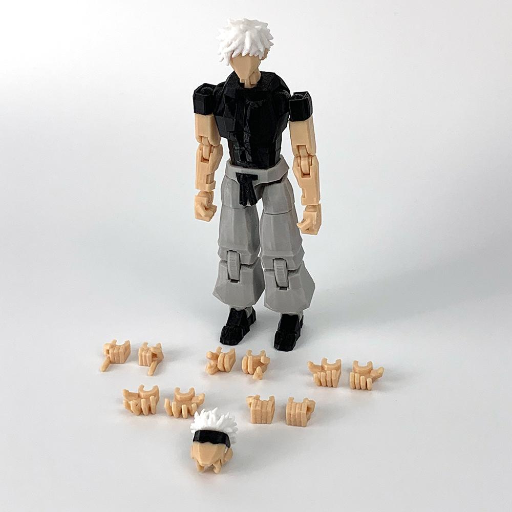 

3D-друк Jujutsu Kaisen Годжо Сатору Аніме Багатосуглобові Іграшки-трансформери Фігурки Дії Манекен Модель Прикраси Подарунки