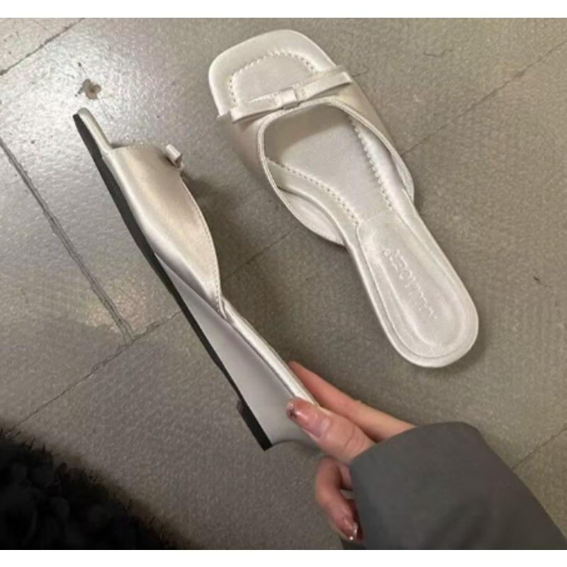 Neuer Stil Gummi Flip Flops Schuhe Dünne Absätze Damen Hausschuhe Absatz Pantoletten Pantoletten Spitz Zehenbereich Niedrig Hawaiianisch Hoch Weich Sommer Rom