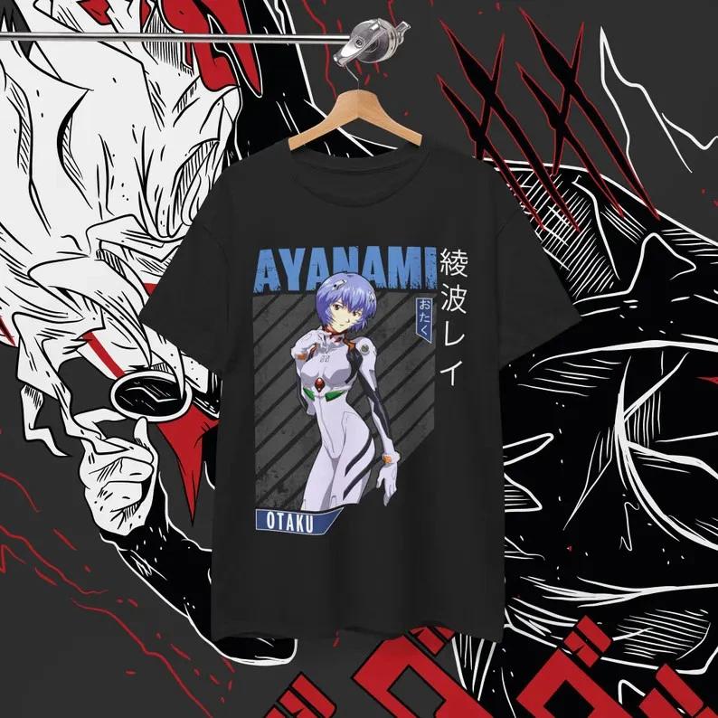 Rei Ayanami Girl Anime Waifu Cosplay Unisex Tshirt Gift Unisex 6 S