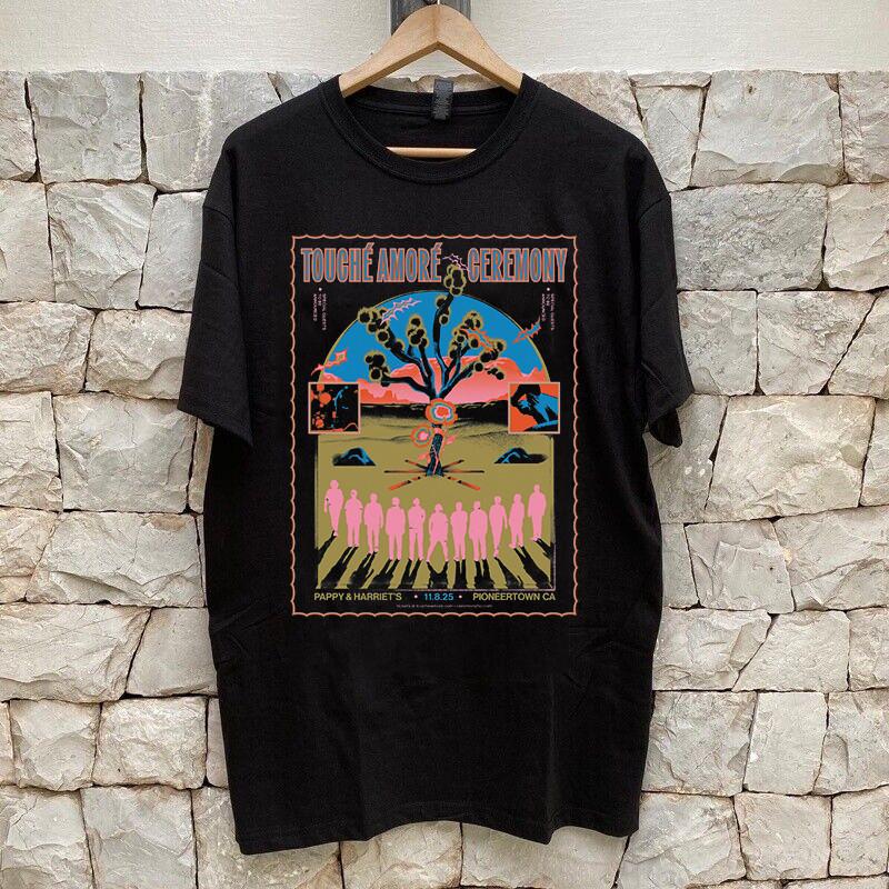 Touché Amoré Band Ceremony Tour 2025 T Shirt Full Size S-5XL Unisex T-Shirt L