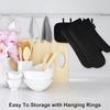 6pcs Oven Mitts and Pot Holders,Kitchen Oven Glove High Heat Resistant 500 Degree Extra Long Oven Mitts and Potholder with Non-Slip Silicone Surface