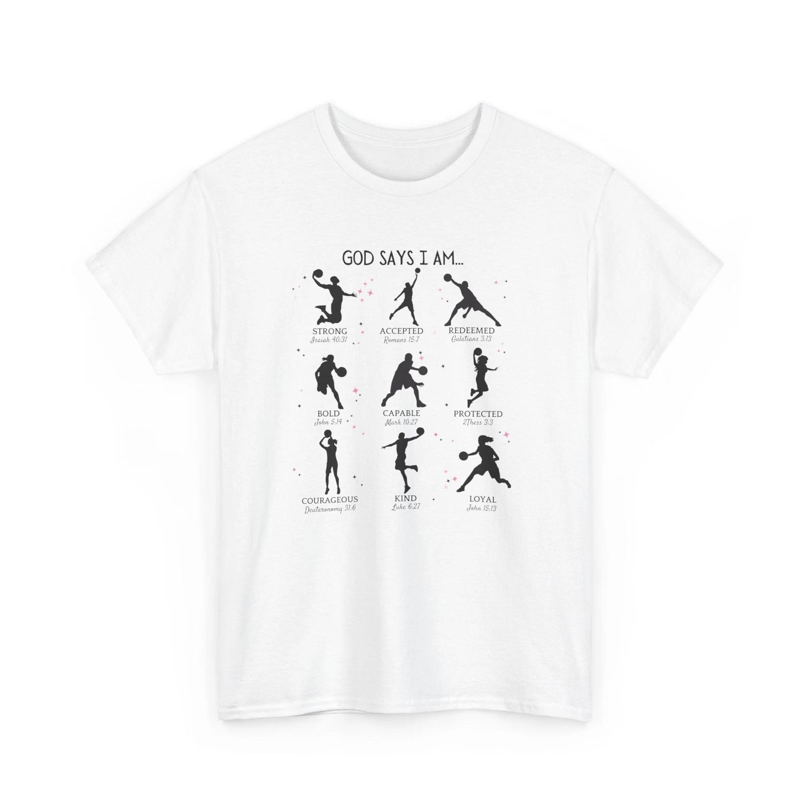 Basketball Athlete T-Shirt | Sports Graphic Tee | Hoops Vibes M